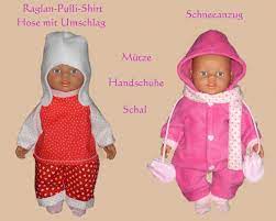 Englisches schnittmuster aus papier mit deutscher anleitung von mccalls 6232 puppenkleidung. 20 Schnittmuster Fur Puppenkleidung Tolle Winterkleidung Fur Eine 32cm Grosse Puppe Puppenkleidung Kleidung Und Schnittmuster