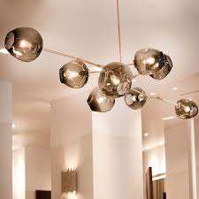 Branching Bubble Spider Chandelier Retro Loft Vintage Molecular Crystal Glass Lindsey Glass Globe Pendant Light Modern Glass Pendant Light Glass Pendant Light