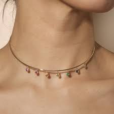 Rainbow Choker Beautiful Necklaces Rainbow Jewelry Jewelry Choker