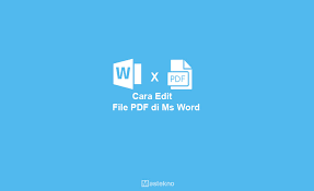 2 Cara Mengedit Pdf Di Word Semua Versi Di Laptop Pc