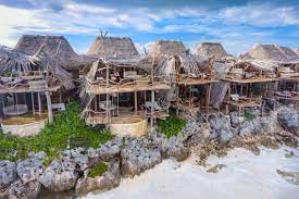 With an outdoor deck, swimming pool, hammocks, daybeds, this is the perfect tulum hotel if you just want to relax on the beach and chill out during your mexican vacation. Stay In A Treehouse Azulik Hotel Tulum Review Anna Everywhere Tulum Mexico Azulik Tulum Mexico Hotels