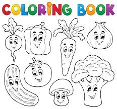 Imágenes para escuelas y educación. áˆ Alimentos Saludables Para Colorear Imagenes De Stock Dibujos Comida Para Colorear Descargar En Depositphotos