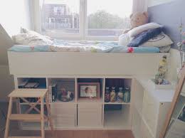 Great Pic Bed From Kallax Shelves Build Luxury Room Divider Shelf Ikea Lacquer Shelf Ihaveadre Tips An In 2020 Kallax Kids Room Small Kids Room Small Bedroom