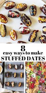 Stuffed Dates Healthy Snacks Easy Snacks Paleo Recipes Easy
