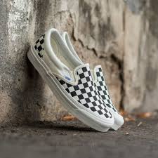 Black And White Checkered Vans Slip Ons Vans Og Classic Slip On Vans Vault Checkerboard Vans Vansvault Checkerboard Vanscheckerboard Vault Sneak Vans Checkerboard Slip On Checkered Shoes Vans