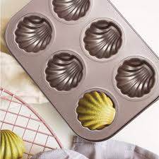 Non Stick Madeleine Spherical Madeline Bakeware French Dessert Cake Pans Bundt Cake Pans