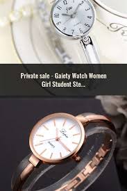 Gaiety Watch Women Girl Student Steel Case Leather Casual Fashion Female Cat Watches Luxury Brand Bracelet Quartz W Womens Watches Watches For Men Quartz Watch