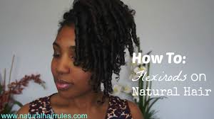 So, i wanted to see how purple flexi rods looked on my natural hair. How To Flexi Rods On Natural Hair Natural Hair Rules