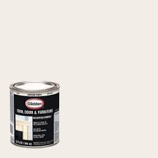 Glidden Trim And Door 1 Qt Antique White Gloss Interior Exterior Oil Paint Gl 303 04 The Home Depot White Paint Colors Glidden White Gloss