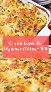 Gratin Leger De Legumes D Hiver Ww Recettes De Cuisine Recette Legumes Hiver Plat Dietetique