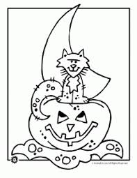 A magical cat chilling by the moon. Halloween Coloring Pages The Ultimate Collection Of 48 Printables Woo Jr Kids Activities