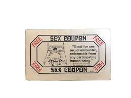 1970s Vintage Free Sex Coupon | eBay