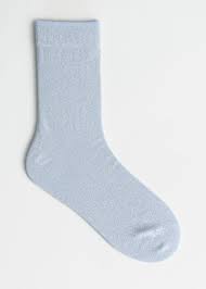 Glitter Ankle Socks Light Blue Socks Other Stories Ankle Socks Socks Blue Socks
