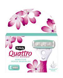 About schick® quattro for women® razor. Schick Quattro For Women Razor Refills Sensitive Skin Walmart Canada