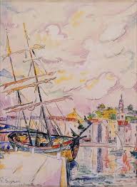 Le Port De Saint Tropez The Port Of Cozyhuarique Art Saint Tropez Impressionism