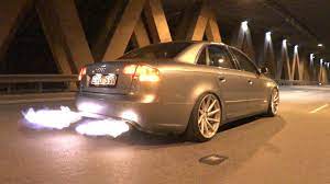 Flaming Audi A4 Insane Chiptuning Youtube