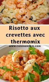 Risotto Aux Crevettes Avec Thermomix En 2020 Risotto Aux Crevettes Risotto Idee Recette Thermomix