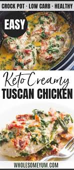 Crock Pot Creamy Tuscan Garlic Chicken Recipe Creamy Tuscan Garlic Chicken Dinner Recipes Crockpot Chicken Crockpot Recipes