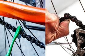 These include the whole drivetrain which includes the chain, sprocket wheels, bearings etc. If Your Bike Has A Steel Frame Steel Wheels Or Any Chrome Plated Parts You May Find That Rust Grows Quickly When Yo Bike Chain How To Remove Rust Bike Repair