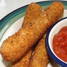 Fried Mozzarella Cheese Sticks Recipe Recipes Finger Food Appetizers Food