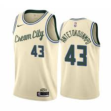 The nba also announced that sean wright wouldn't be able to officiate due to the league's health and safety protocols. Nba Shop Thanasis Antetokounmpo Cream Jersey Milwaukee Bucks 2019 20 City Edition 43 Jersey Best Sale