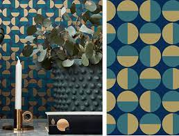 Bleu canard et jaune moutarde ou jaune curry est un mélange qui apporte une touche un peu plus tonique à votre espace. Le Bleu Canard Les Decorateurs L Adorent Et Vous Blog Au Fil Des Couleurs Papiers Peints Et Decors Muraux
