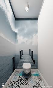 A larger mirror gives off the feel of a bigger bathroom. Bathroom Wall Mural Ideas And Tips From Across The Globe Diy Bathroom Remodel Bathroom Wallpaper Bathroom Remodel Shower
