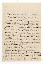 Ettre Autographe Signee De George Sand Adressee A Gustave Flaubert Et Datee Du 9 Janvier 1857 Lettre A Autographe Critique Litteraire