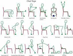Get Fit At Your Desk Stretches Exercises And Tips To Stay Active At Work Ochsner Health System Chair Yoga Yoga For Seniors Yoga Positions