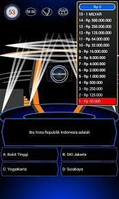 That is worth at least 1,000,000 dollars, pounds, euros…. Kuis Milioner Indonesia Fur Android Apk Herunterladen