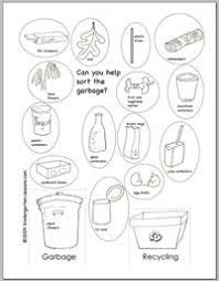 Recycling Worksheets For Kids Recycling Kindergarten Worksheets Free Science Worksheets