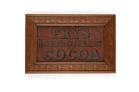 Homeopathic Cocoa' sign by J S Fry ...