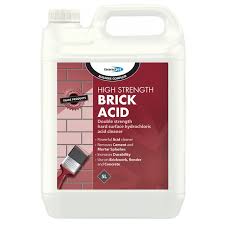Aug 04, 2020 · spray the patio. High Strength Brick Acid A Super Strength 18 Hydrochloric Acid Cleaner That Will Remove Cement And Mortar Splashes From Brickwork Paving Concrete Floors And Warehouses