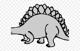 Maybe you would like to learn more about one of these? Transparent Dinosaur Clipart Black And White Stegosaurus Clipart Png Download 5488324 Pinclipart
