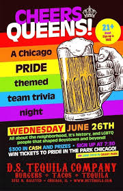 1935 west chicago avenue chicago, il 60622. Cheers Queens A Chicago Pride Themed Trivia Night D S Tequila Co