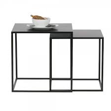 50 x 50 x 50 cm #79639 #beistelltisch #design #graham #kare #lifestyle #side_table #trendy. Beistelltisch Zita 2er Set Metall Schwarz Couchtisch Metall Beistelltisch Kuche Beistelltisch