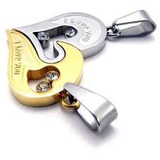 Cadenas para parejas hot : Dijes Corazon En Parejas Con Cadena Color Dorado Y Plata Linio Colombia Ge063fa0bzqdalco