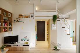 Small homes that use lofts to gain more floor space. Redesigned Tiny Apartment With Loft Features A Brighter Open Space Idesignarch Interior Design Architecture Interior Decorating Emagazine