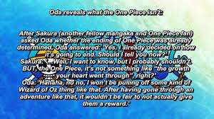 Oda Revelead Something About One Piece Ending One Piece Theories Pieces Facts One Piece