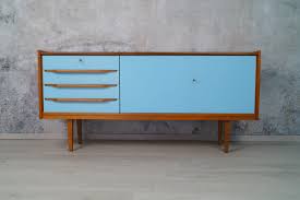 Sideboard 60er Teak Bunt 170cm Kommode Vintage Mid Century Modern Teak Mid Century Modern Sideboard