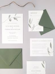 Meet A Wedding Stationer In Denver Co Amy Zhang Creative Weddinglovely Blog Branch Wedding Invitations Wedding Invitation Inspiration Olive Branch Wedding