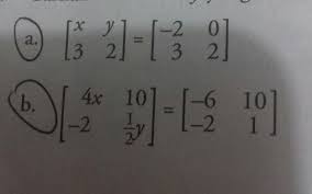 X + 2y ≥ 8 d. Carilah Nilai X Dan Y Yang Memenuhi Persamaan Matriks Berikut Brainly Co Id