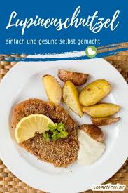 Knusprige Lupinenschnitzel Selber Machen Ohne Soja Ketogene Ernahrung Rezepte Lupinenmehl Rezept Veganes Schnitzel