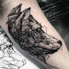 60 Sketch Tattoos For Men Artistic Design Ideas Tattoos Tattoos For Guys Wolf Tattoo