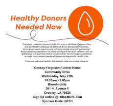 301 n ave f, crowley, la 70526 add an. Blood Drive Big 102 1 Kybg Fm