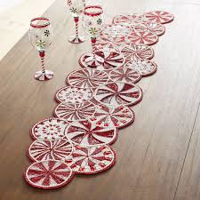 Peppermint Candy Cane Beaded Table Runner Pier 1 Imports Peppermint Christmas Christmas Table Runner Table Runners