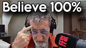 Eddie Jordan playing the Spoons