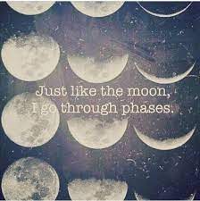 Just Like The Moon I Go Through Phases Inspirational Motivational Quote Graphic Affirmation Mantra Empowerment Positivi Moon Quotes Moon Magic Words