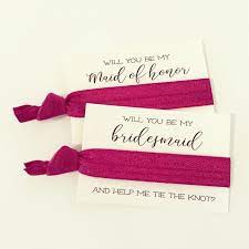 Bridesmaid Proposal Hair Tie Card Simple Bridal Party Etsy Bridesmaid Proposal Custom Wedding Cards Bridesmaid Proposal Gifts