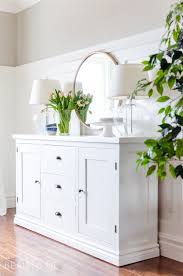 Easy Modern Shaker Sideboard Plans Nick Alicia Sideboard Decor Dining Room Sideboard Decor White Dining Room